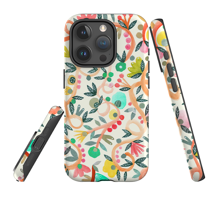 iPhone Tough Case - Floral By Gabriela Larios