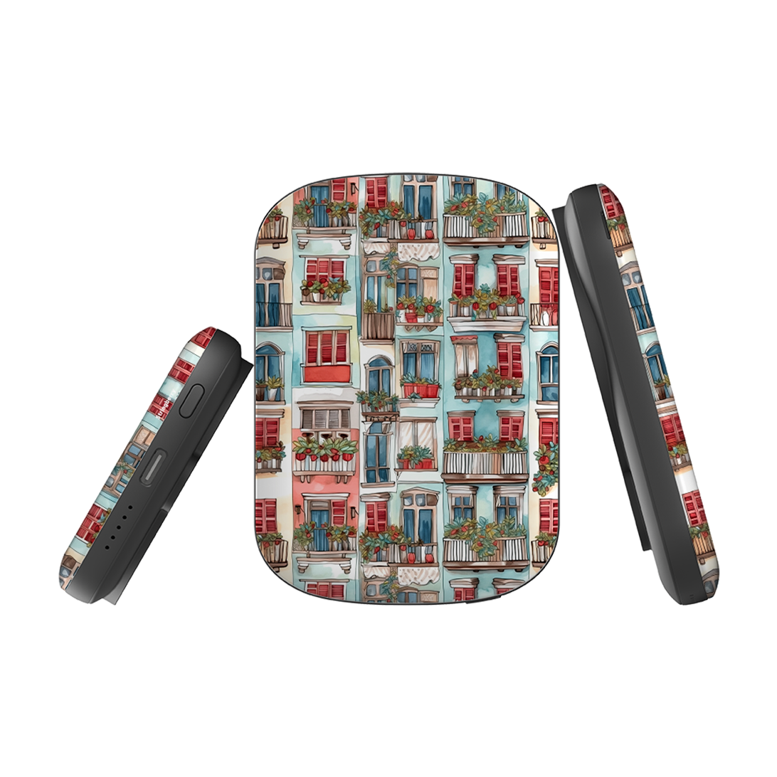 MagSafe Power Bank - Floral Balcony