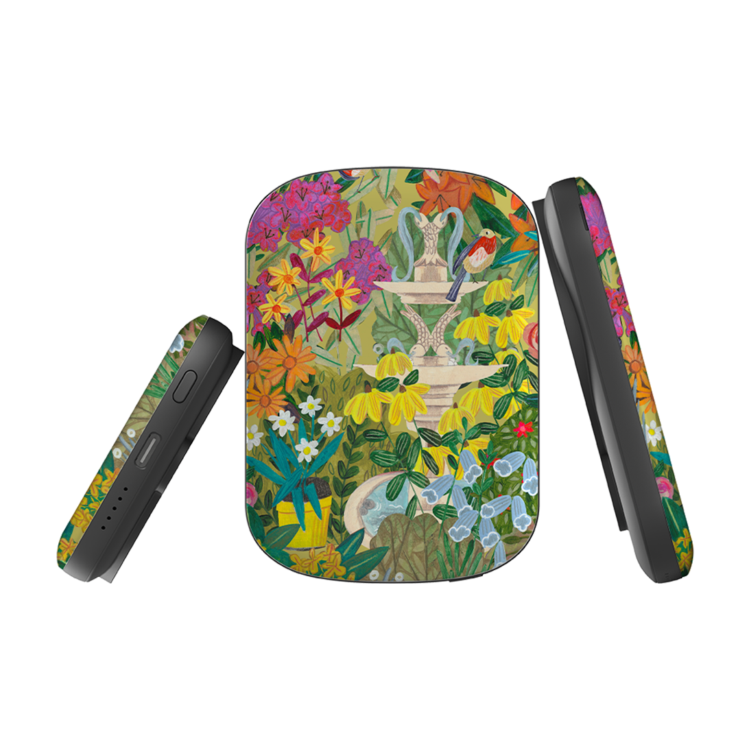 MagSafe Power Bank - Floral Garden By Caroline Bonne Muller