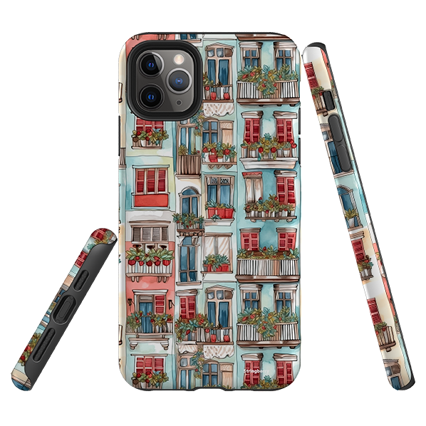 iPhone Tough Case - Floral Balcony