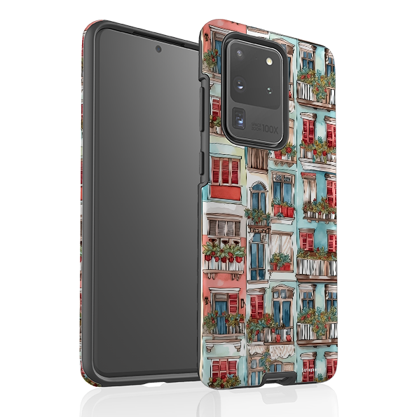 Samsung Tough Case - Floral Balcony