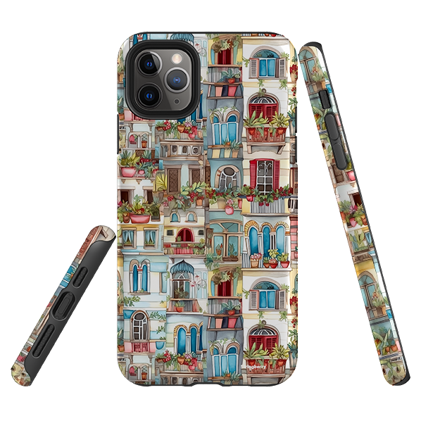 iPhone Tough Case - Floral Balcony II