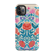 iPhone Tough Case - Floral Birds By Nina Pace