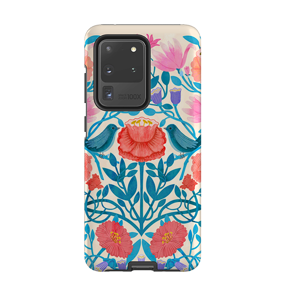 Samsung Tough Case - Floral Birds By Nina Pace