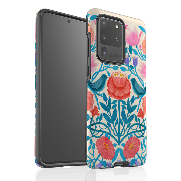Samsung Tough Case - Floral Birds By Nina Pace
