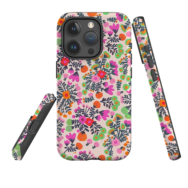 iPhone Tough Case - Floral Bouquets By Gabriela Larios