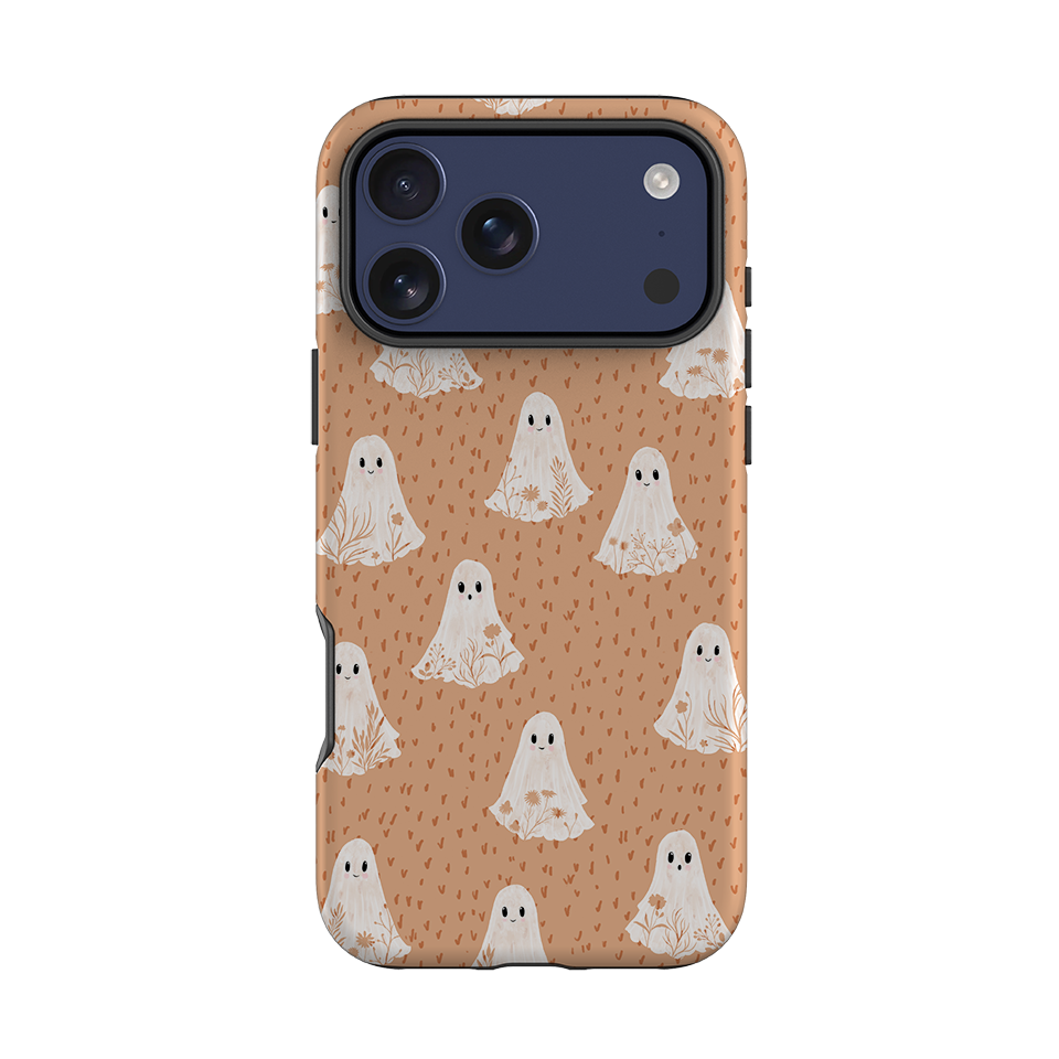 iPhone Tough Case - Floral Ghosts - Cider Clay By Katherine Quinn