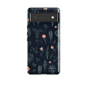 Google Tough Case -  Floral Light Blue And Pink By Katherine Quinn