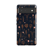 Google Tough Case -  Floral Light Orange And Pink By Katherine Quinn