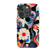 iPhone Tough Case - Floral Marble