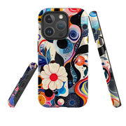 iPhone MagSafe Tough Case - Floral Marble