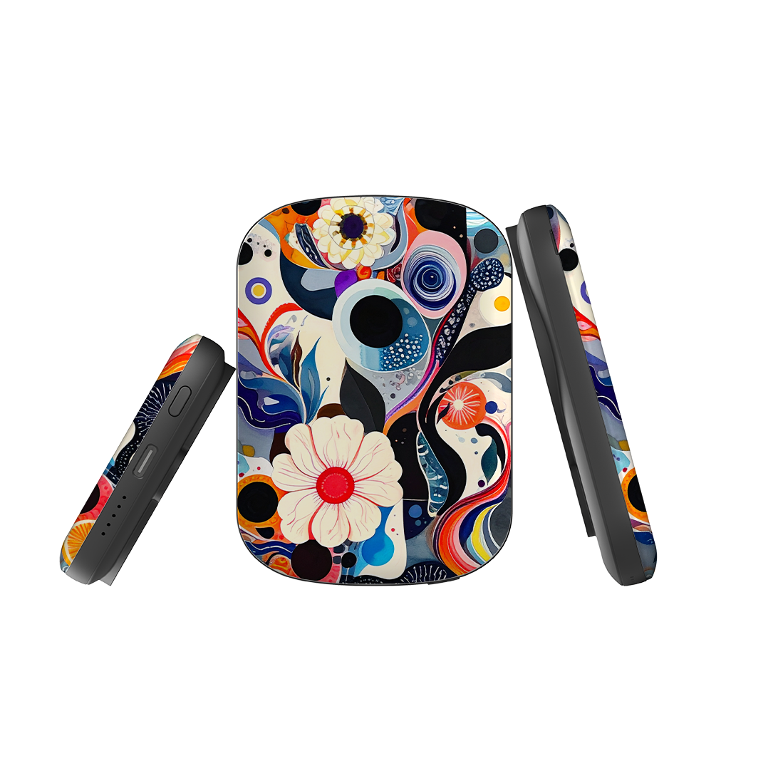 MagSafe Power Bank - Floral Marble