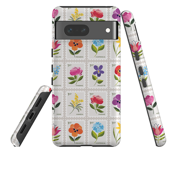 Google Tough Case -  Floral Postage Stamps By Ali Brookes