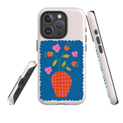 iPhone MagSafe Tough Case - Floral Stamp