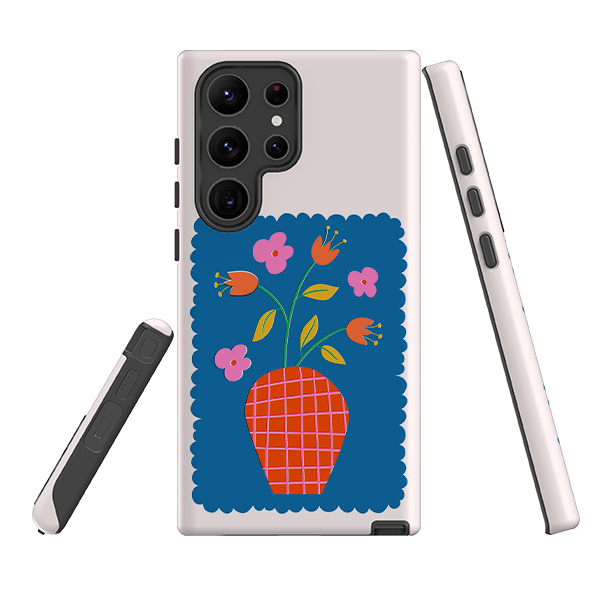 Samsung Tough Case - Floral Stamp
