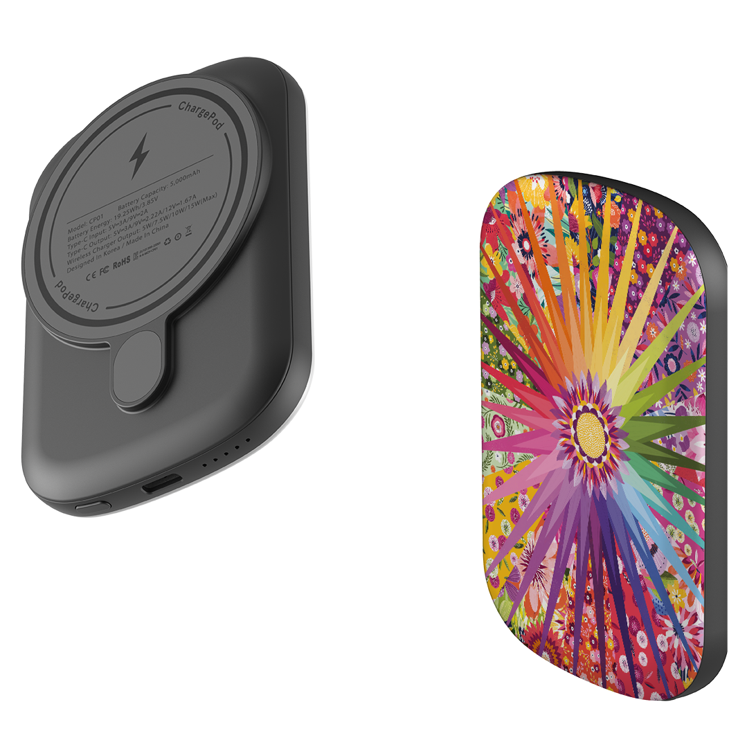 MagSafe Power Bank - Floral Sunshine I By Ali Brookes