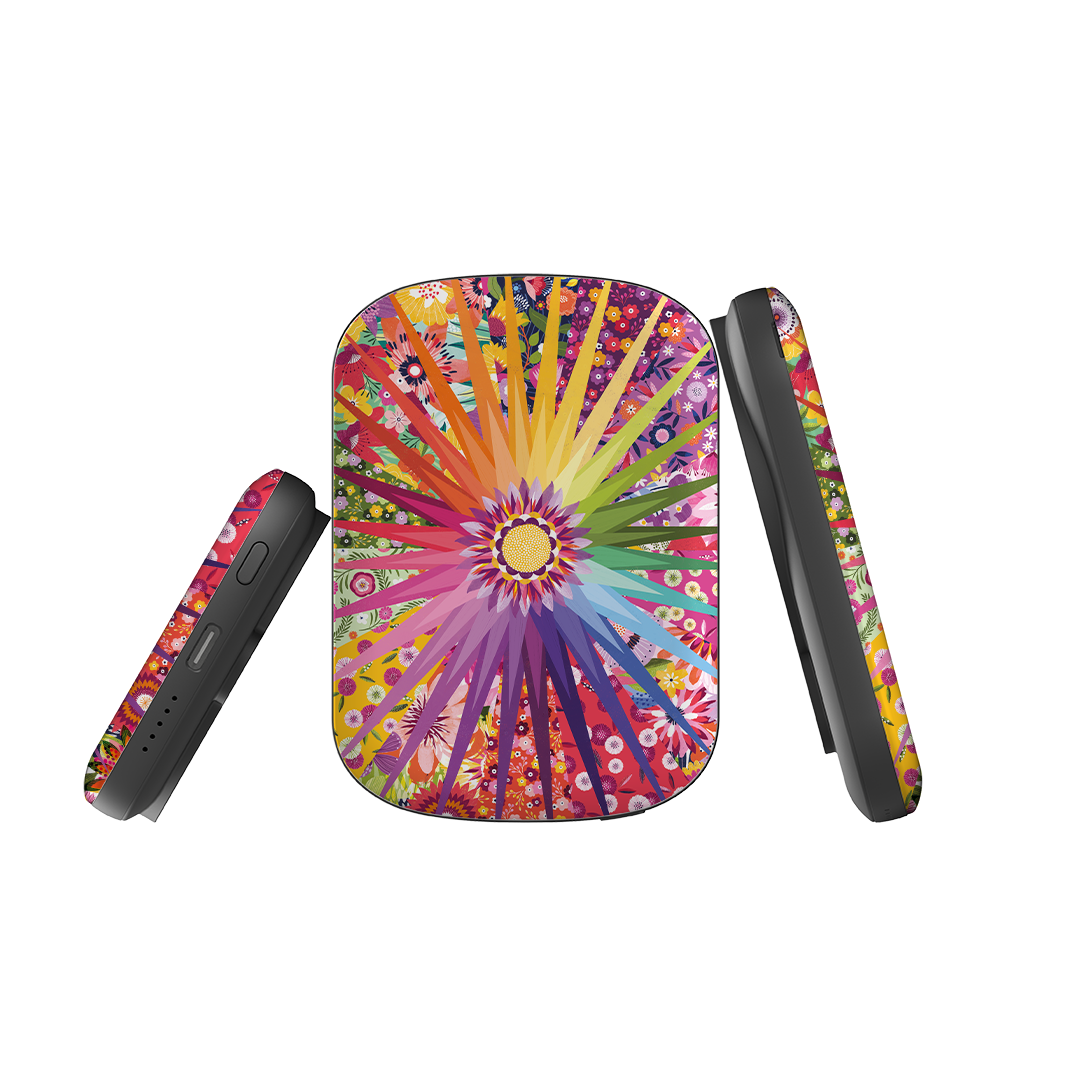 MagSafe Power Bank - Floral Sunshine I By Ali Brookes