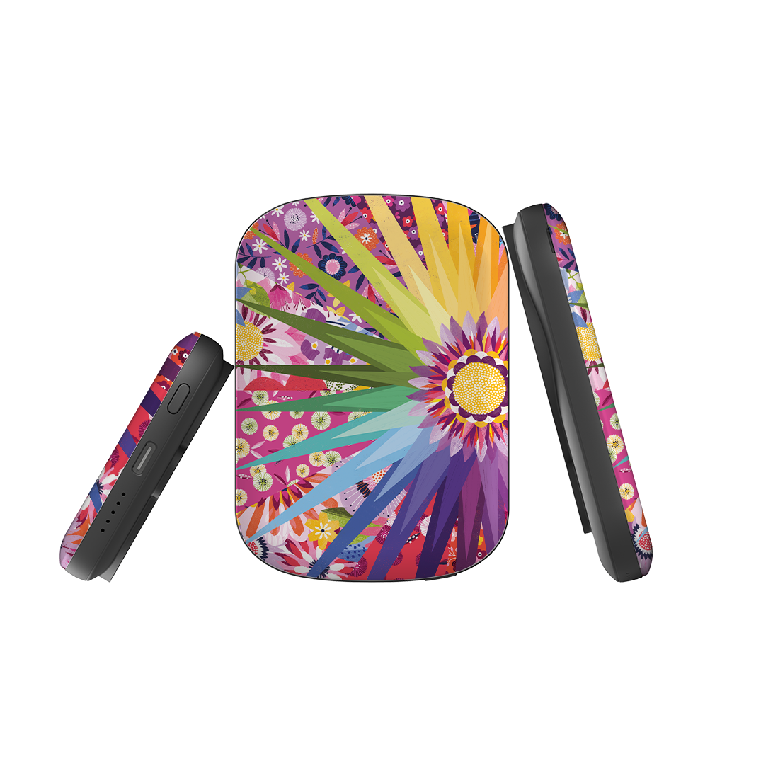 MagSafe Power Bank - Floral Sunshine II By Ali Brookes