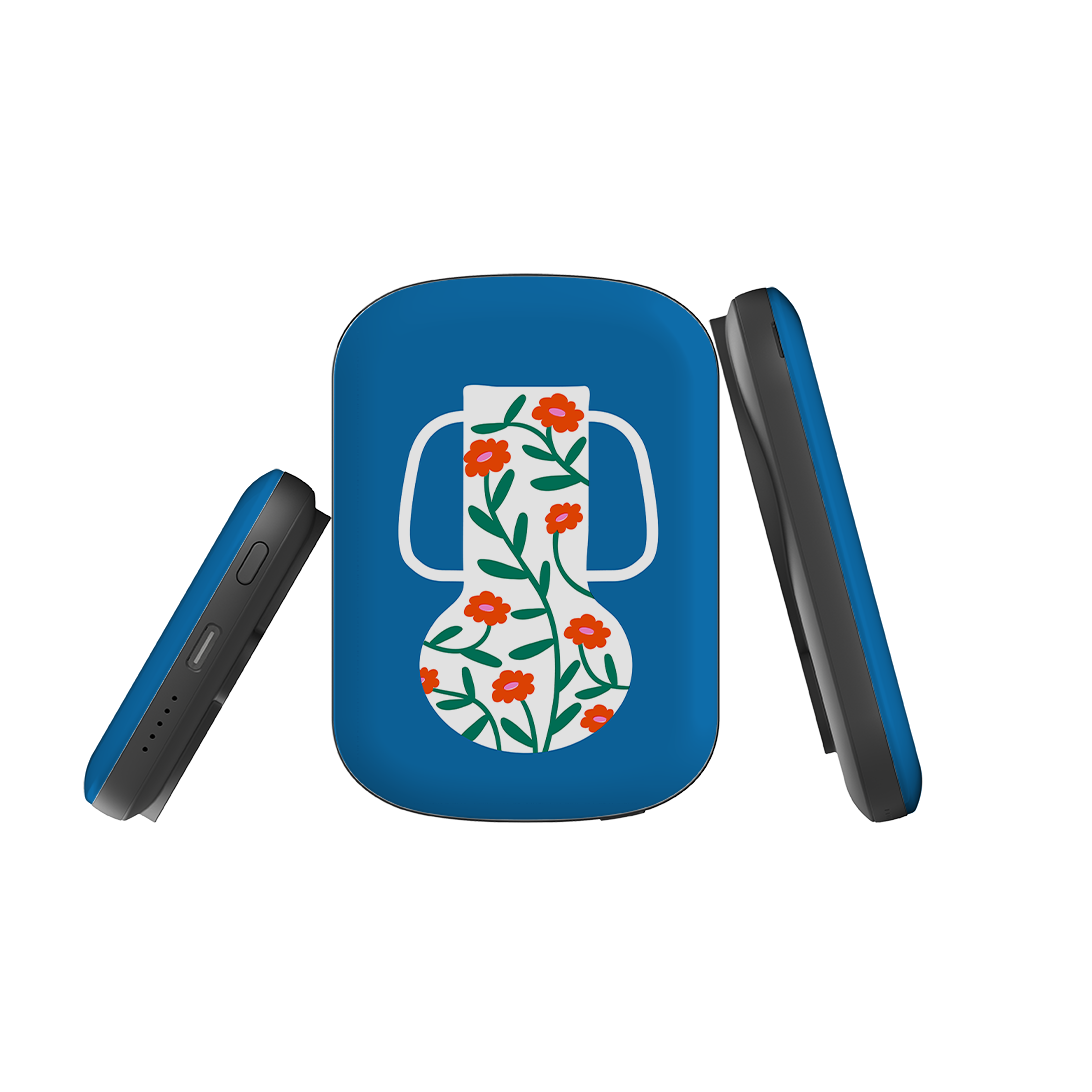 MagSafe Power Bank - Floral Vase