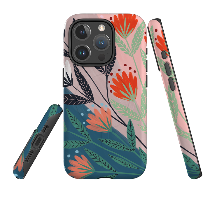 iPhone MagSafe Tough Case - Flower By Lee Foster Wilson