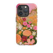 iPhone Tough Case - Flower Farm Sunset By Lee Foster Wilson