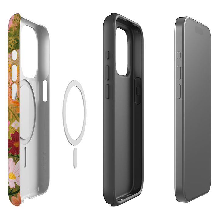 iPhone MagSafe Tough Case - Flower Farm Sunset By Lee Foster Wilson