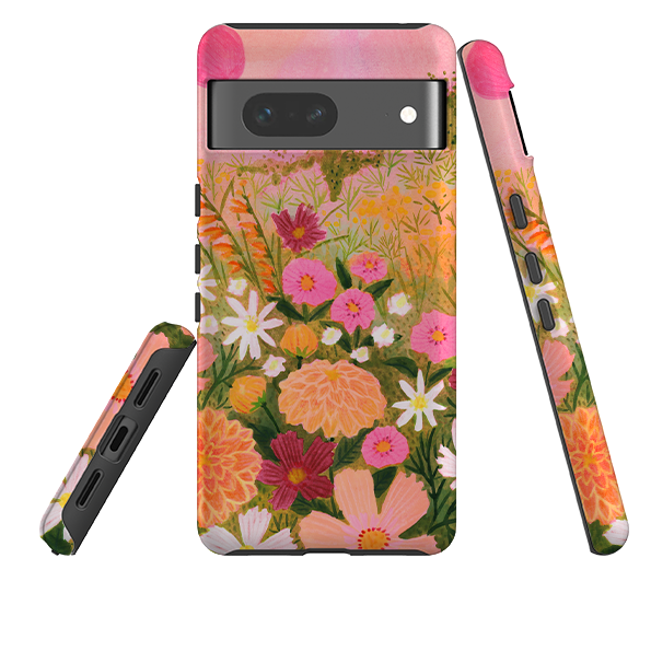 Google Tough Case - Flower Farm Sunset By Lee Foster Wilson