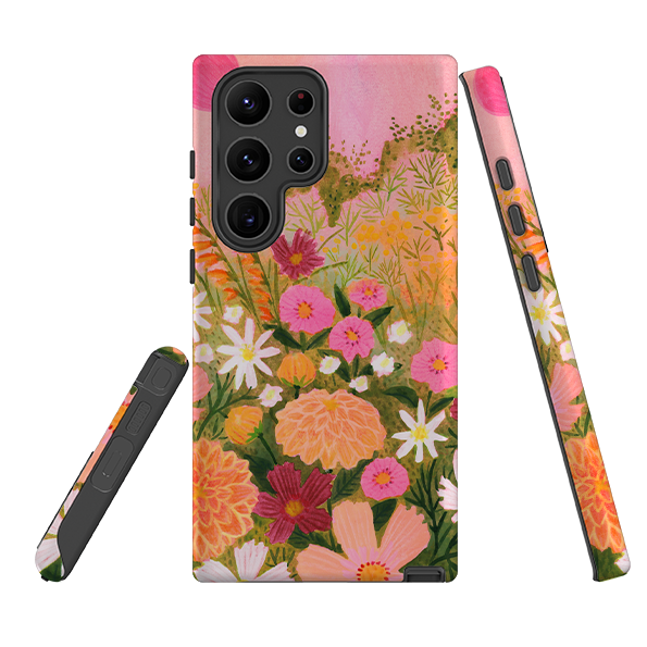 Samsung Tough Case - Flower Farm Sunset By Lee Foster Wilson