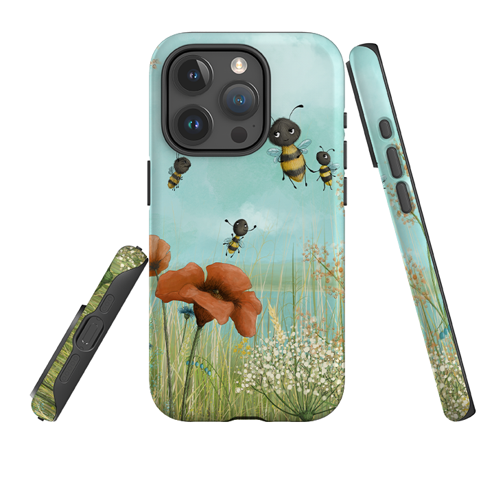 iPhone Tough Case - Flower Field By Maja Lindberg