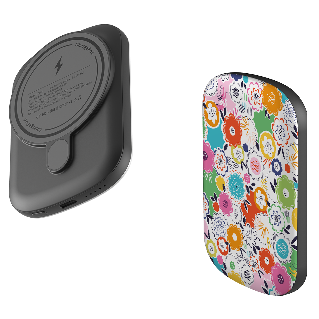 MagSafe Power Bank - Flowers By Ali Brookes