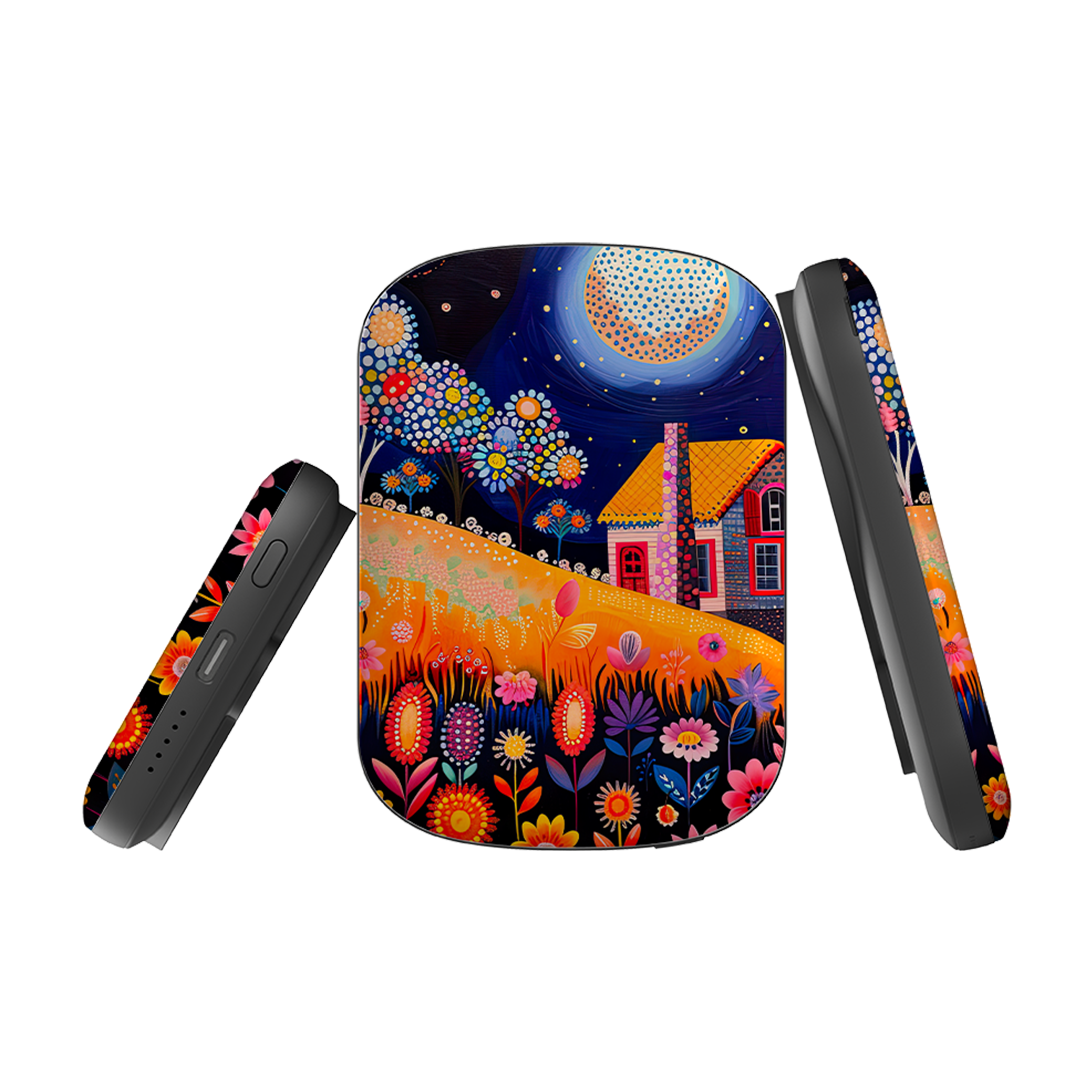 MagSafe Power Bank - Folk Art House I