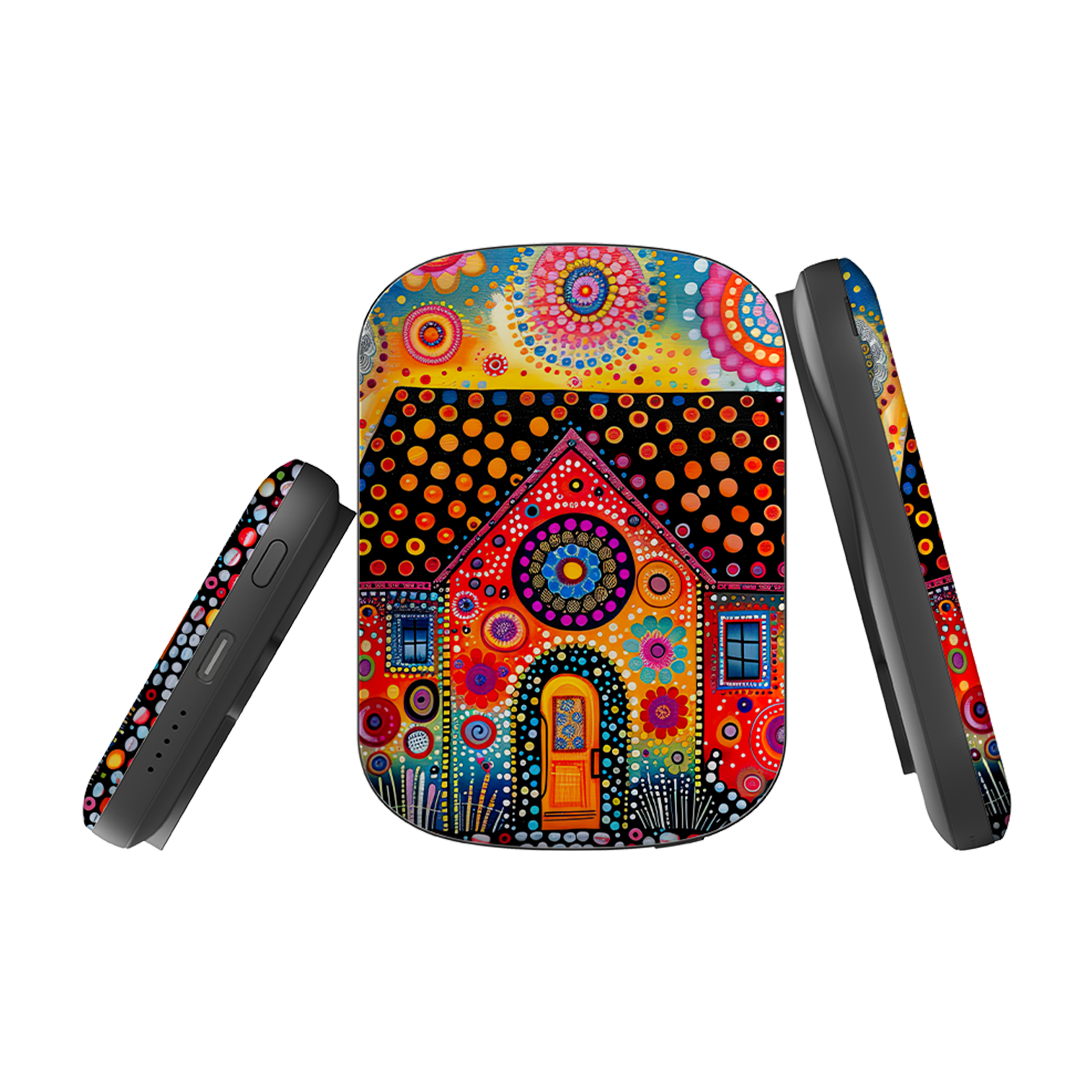 MagSafe Power Bank - Folk Art House IV