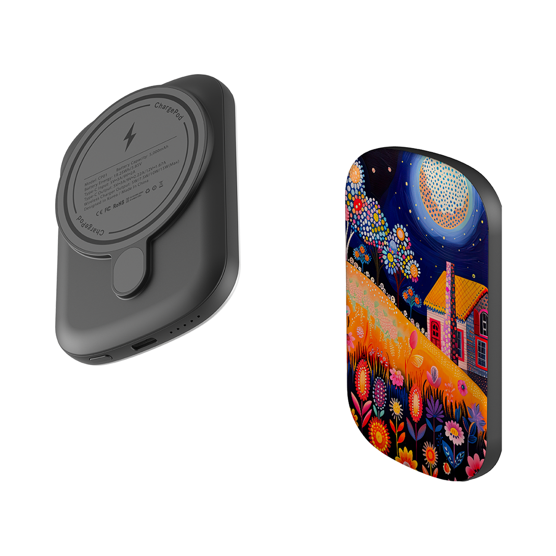 MagSafe Power Bank - Folk Art House I