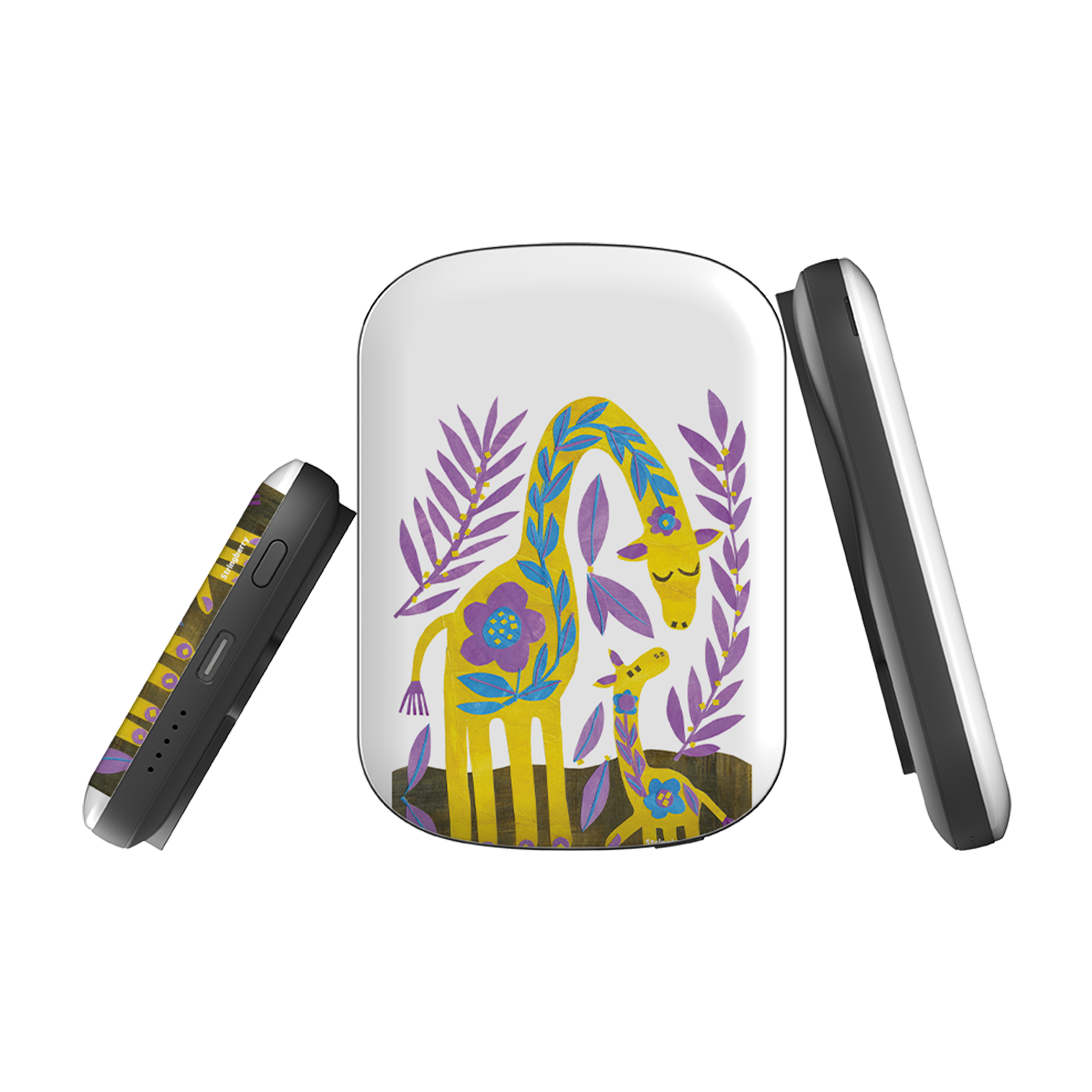 MagSafe Power Bank - Folk Giraffes By Tracey English