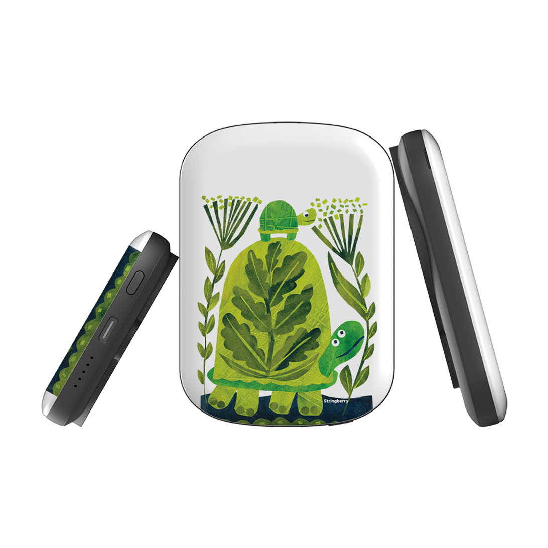 MagSafe Power Bank - Folk Tortoise By Tracey English