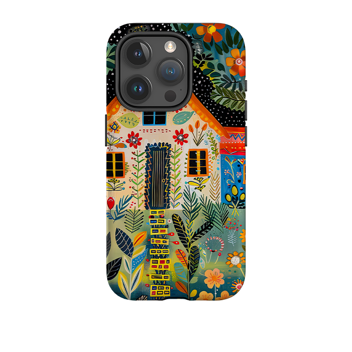 iPhone Case - Folk Art House II