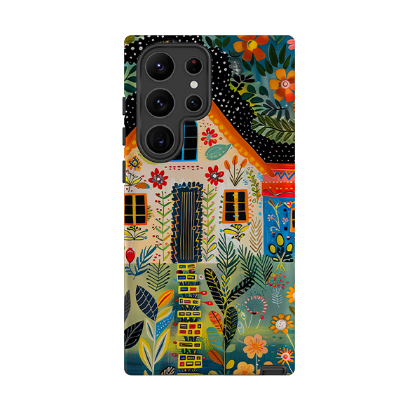Samsung Tough Case - Folk Art House II