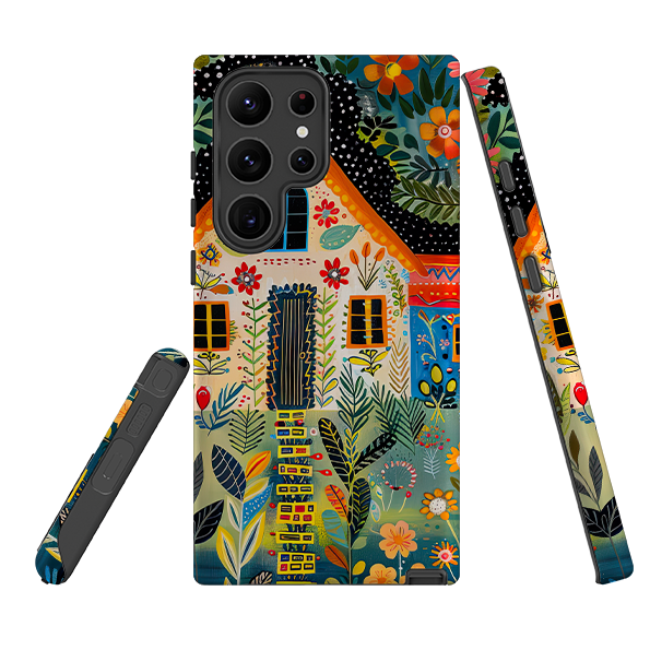 Samsung Tough Case - Folk Art House II
