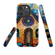 iPhone MagSafe Tough Case - Folk Art House III