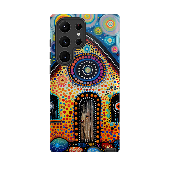 Samsung Tough Case - Folk Art House III