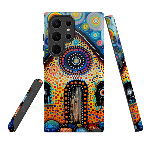 Samsung Tough Case - Folk Art House III