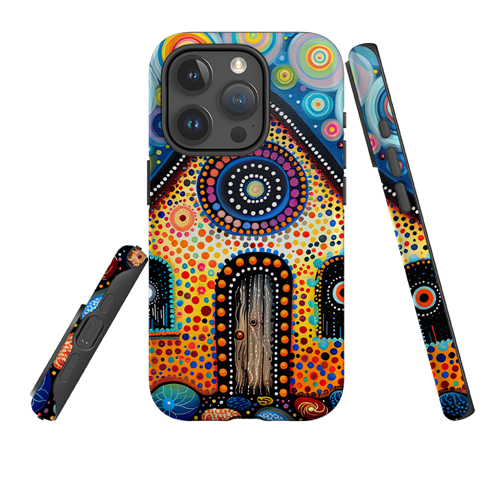 iPhone Case - Folk Art House III