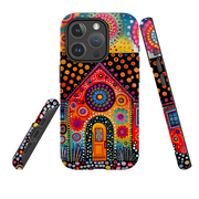 iPhone MagSafe Tough Case - Folk Art House IV