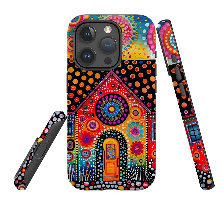 iPhone Case - Folk Art House IV