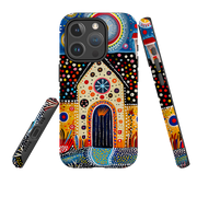 iPhone MagSafe Tough Case - Folk Art House IX