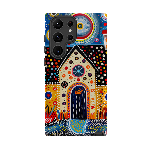 Samsung Tough Case - Folk Art House IX