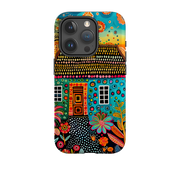 iPhone Case - Folk Art House VII