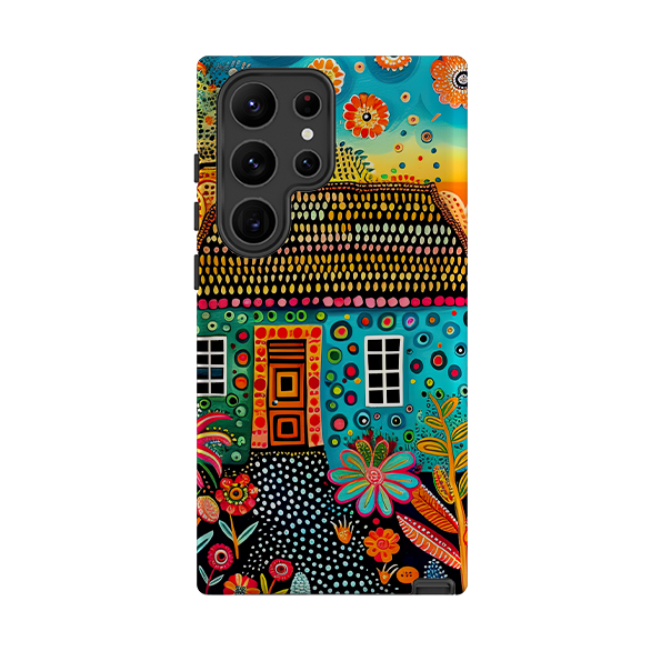 Samsung Tough Case - Folk Art House VII
