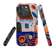 iPhone MagSafe Tough Case - Folk Art House VIII