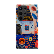 Samsung Tough Case - Folk Art House VIII